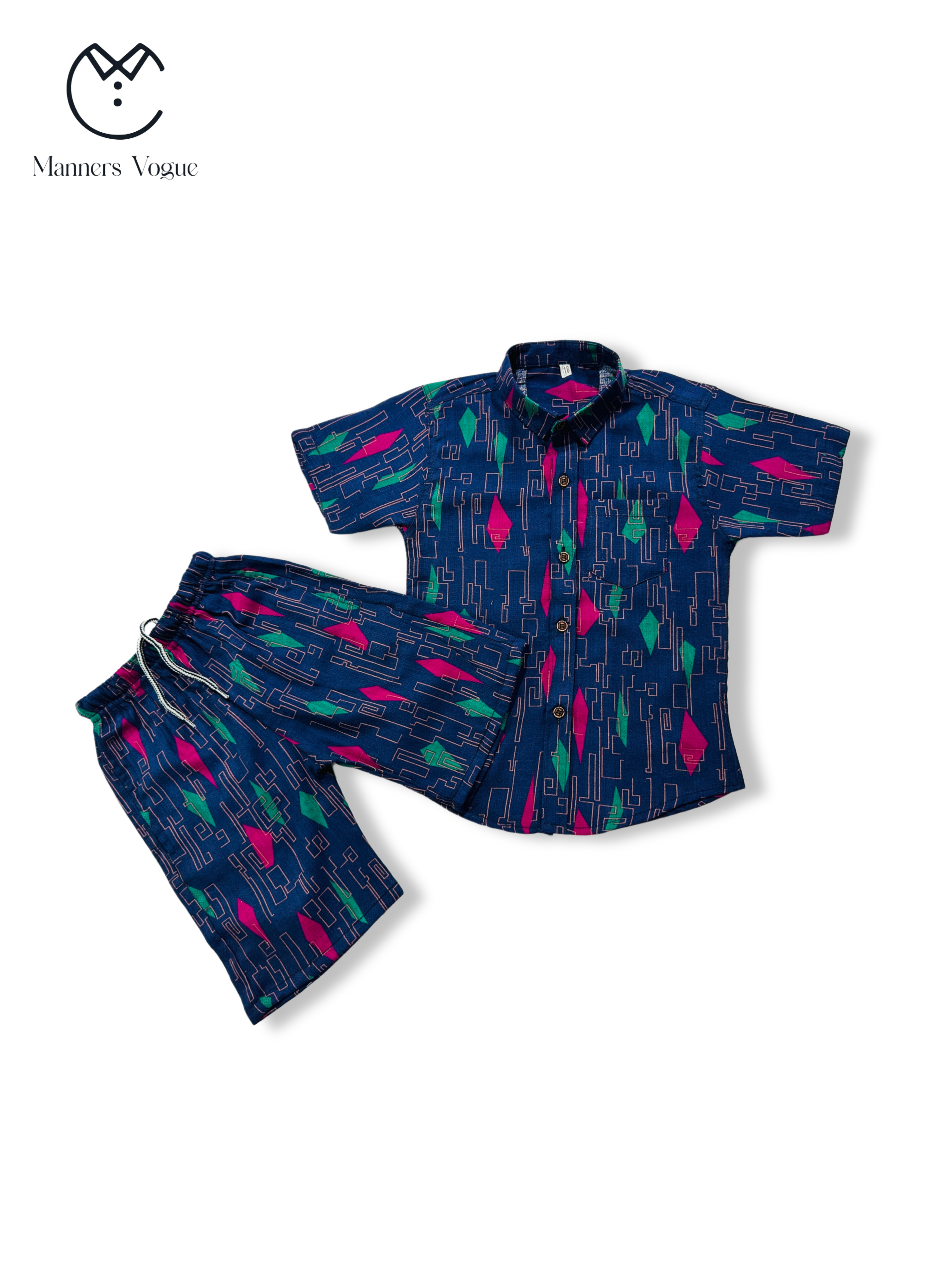 Modern Abstract Print Matching Set